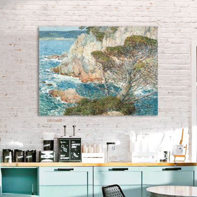Point Lobos, Carmel by Childe Hassam - No Frame Print on Canvas