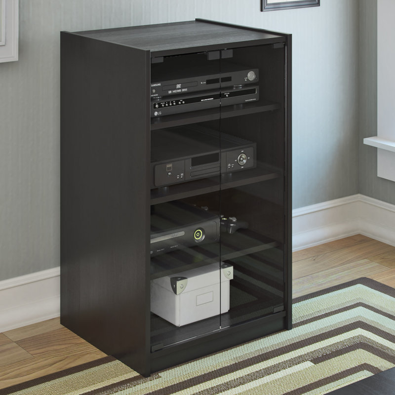 Cabinet de rangement multimédia