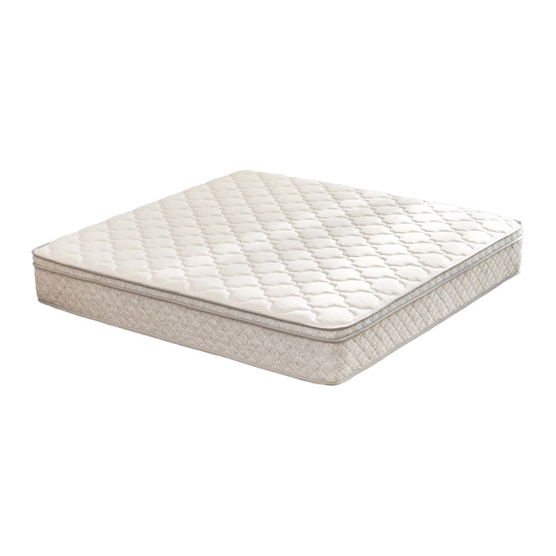 Très grand matelas de 12 pouces avec mousse à mémoire de forme et ressorts ensachés, mi-ferme pour le soulagement, soutien de zone de sommeil confortable, - gris et blanc pour chambre à coucher Ambiance Us