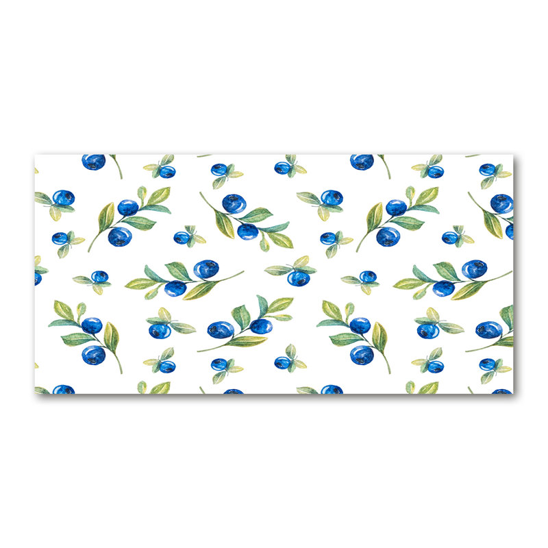 Blueberries - Wrapped Canvas Print