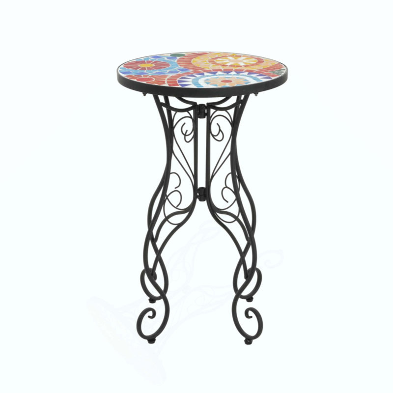 Micheal Ceramic Top Side Table