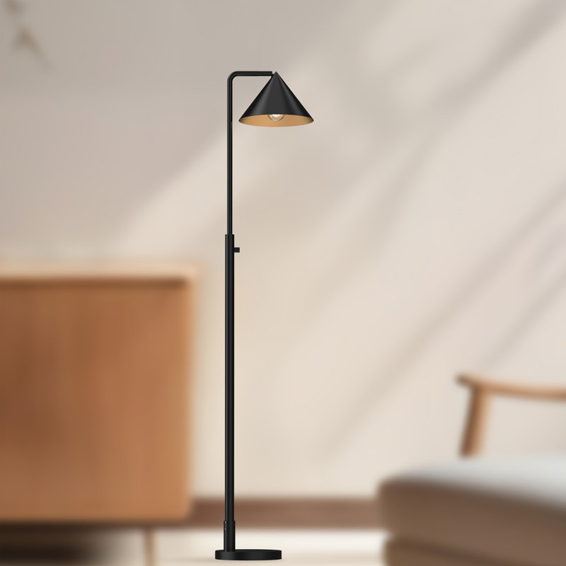 Fahmid 58.625'' Traditional Floor Lamp, Black