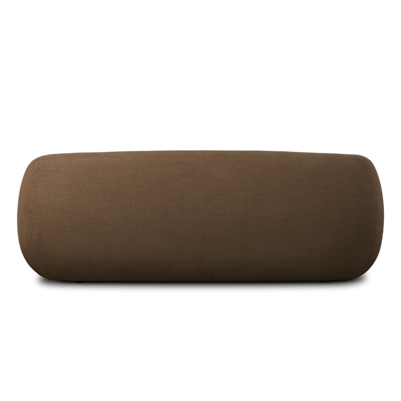 Channing Sofa-85"-Yuma Cream, Nomad Mushroom Crypton Performance Weave