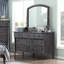 Commode élégante à sept tiroirs avec miroir