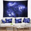Tapisserie bleu floral à fleurs mystical-28505906