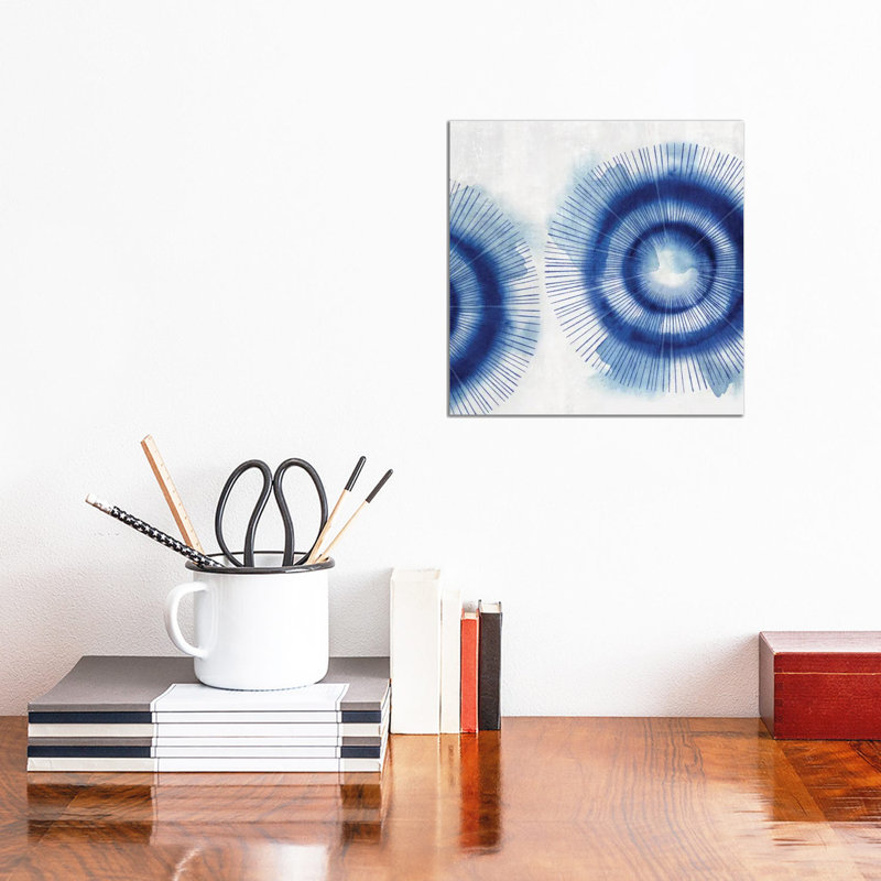 In The Blues II by Eva Watts - Wrapped Canvas Print, 30.48 cm H x 30.48 cm W