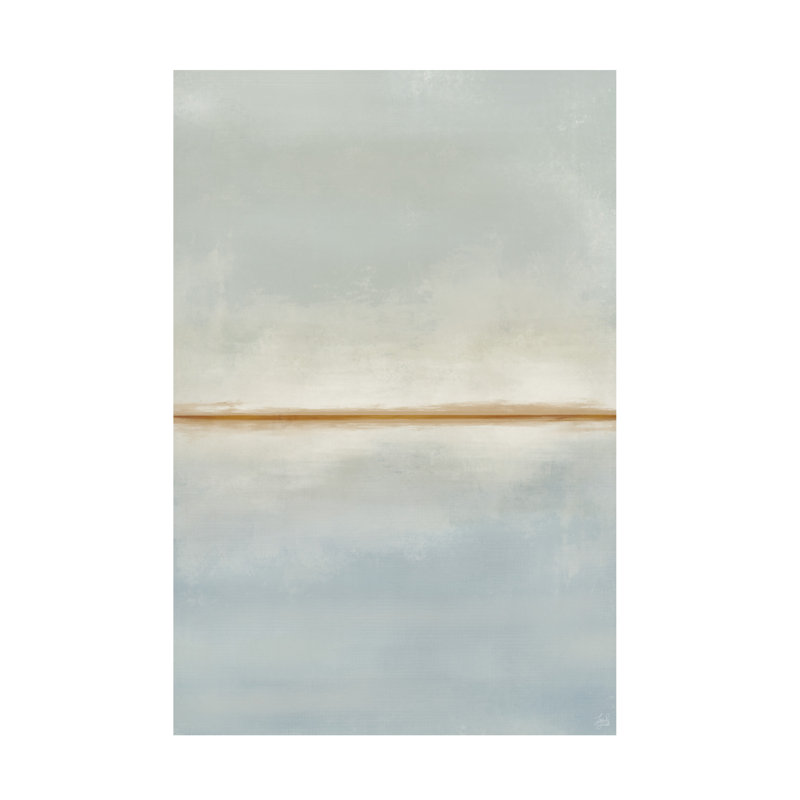 Art sur toile, ligne bolognaise et pinceau, H 12 po x l 19 po