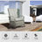 Boothe Steel Outdoor Lounge Chair-1705450758