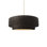 Luminaire suspendu tambour 1 lumière Gela