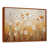 Toile avec cadre flottant brun
