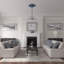 Médaillon de plafond Endurathane Haylynn, DE 29 1/8 po x 1 1/4 po x P 4 po (convient aux auvents jusqu'à 1 1/4 po), finition Americana peinte à la main-28574996