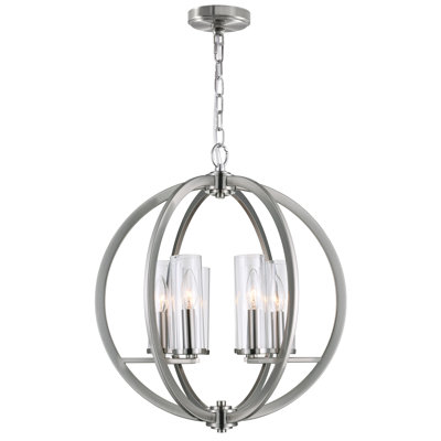 Lustre en forme de globe à 6 lumières Slagle