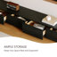 Ensemble de salon 94,5 po Mid Century Modern Brown Media Console et 47 po-1257003798