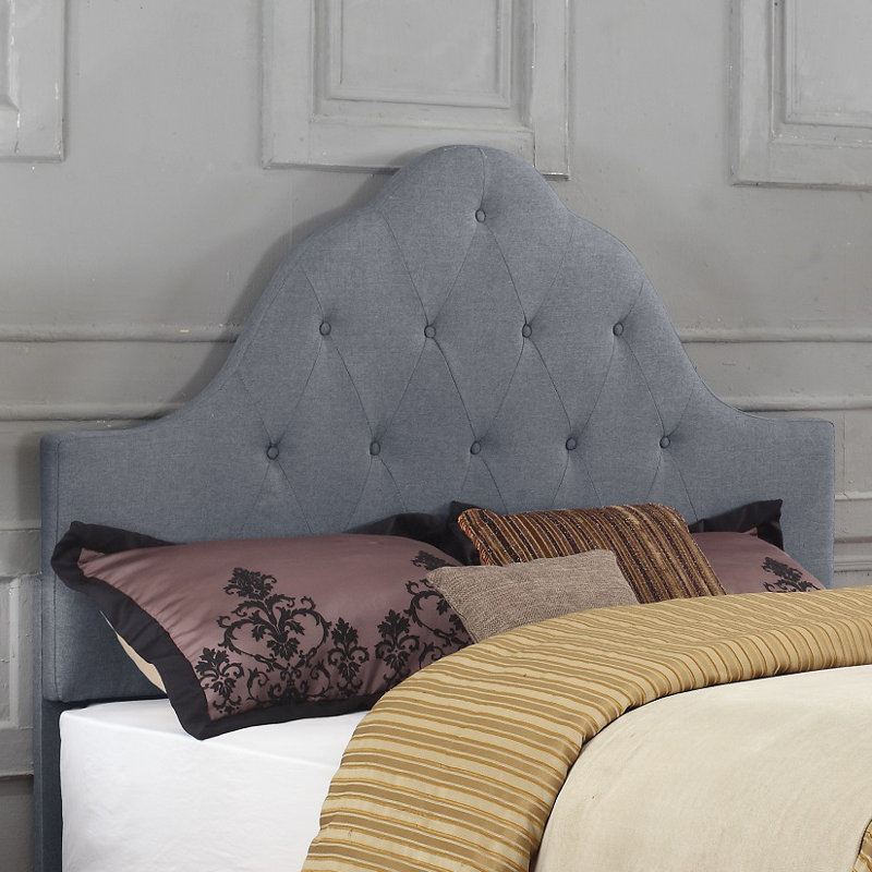Nevada Upholstered Headboard, Gray