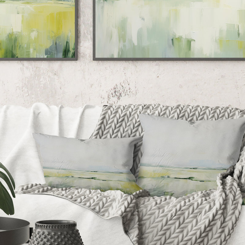 Coussin Meadow Minimalist Pastoral I - Meadow