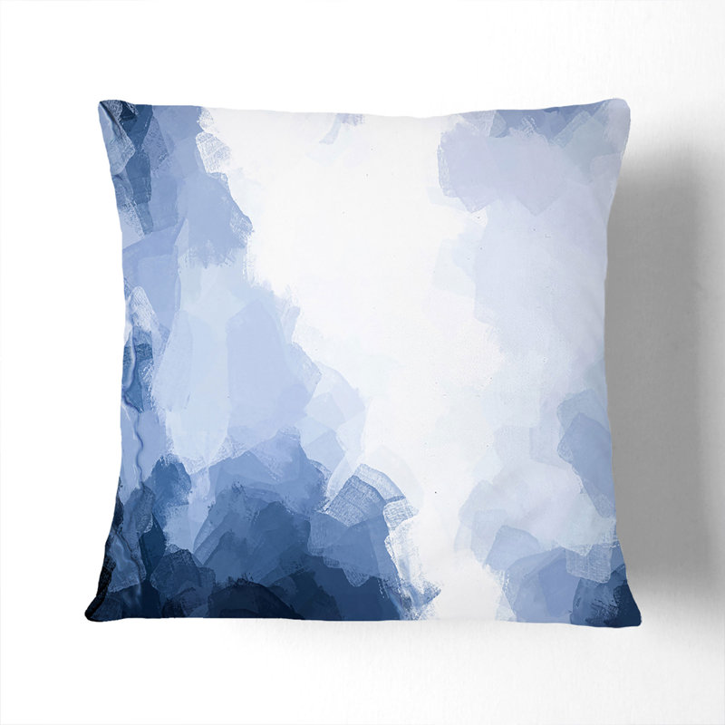 Abstract Square Cushion, Black, 55cm H x 55cm W x 20cm D