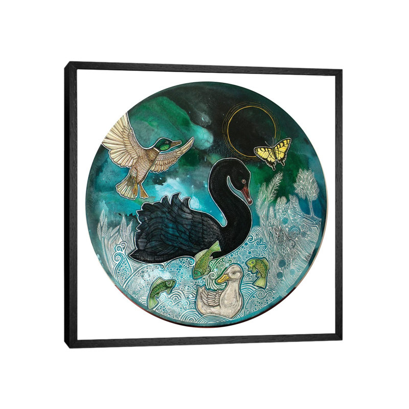 Before The Storm by Lynnette Shelley - Painting on Canvas, 45.72cm H x 45.72cm W x 3.81cm D, Black Framed