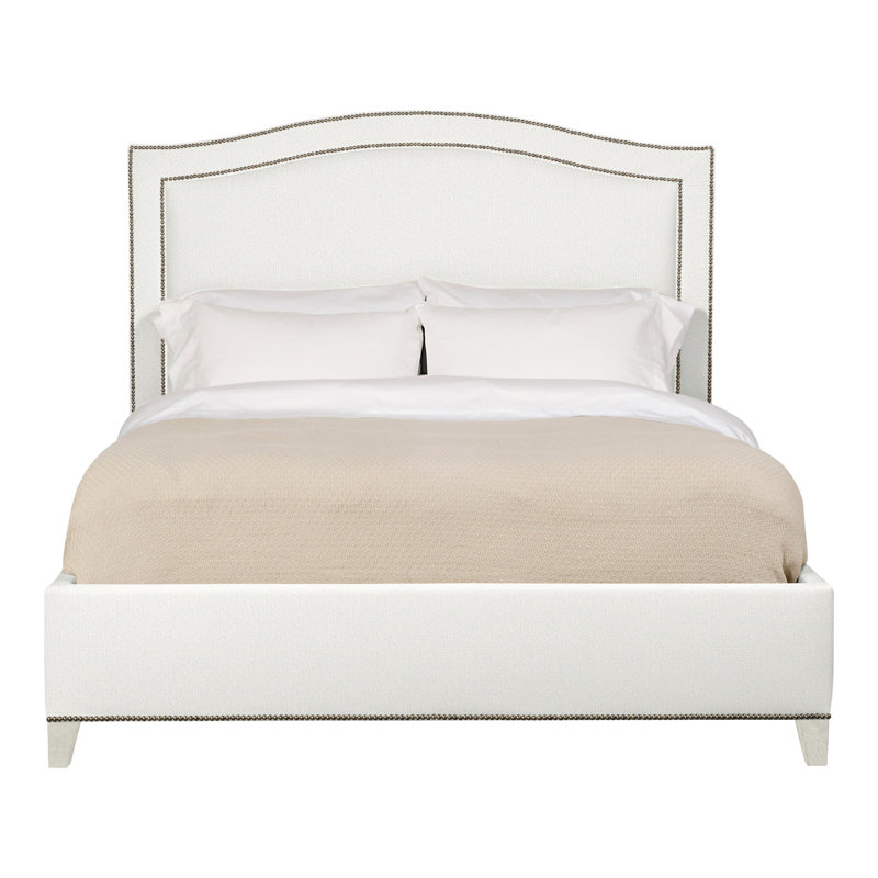 Caroline/Casey Queen Upholstered Low Profile Panel Bed, Navajo, Tommy Snow, Yes