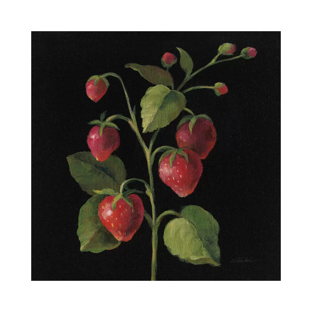 Fraise von Silvia Vassileva - Galerie-verpackte Leinwand Giclée auf Leinwand