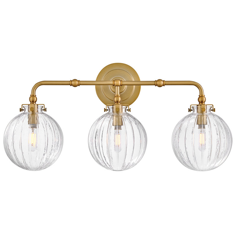 Ensemble de meuble-lavabo à trois lumières Hinkley Helene