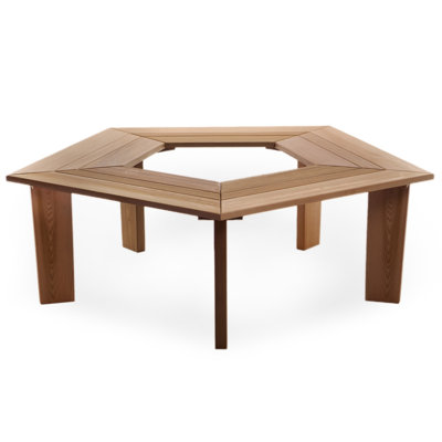Ardoin 5-Sided Tree Bench by Union Rustic