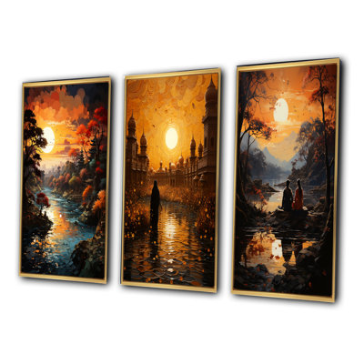 " Hinduisim Hindu Divinity This " 3 Piece Art Set