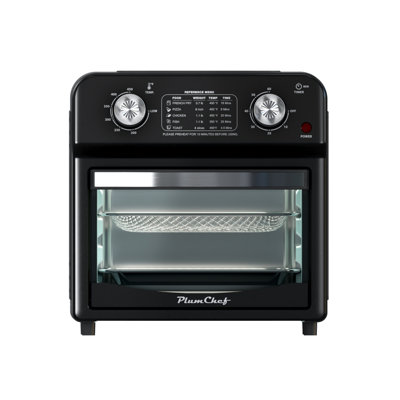 12.5-Quart 7-In-1 Multi-Function Convection Oven, Stainless Steel, Black