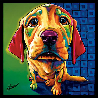 "Morgan" par Ron Burns, reproduction d’art sur papier encadrée