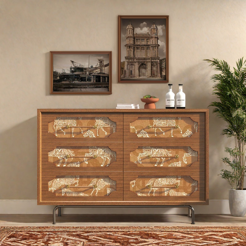 Armoire décorative simple de style français
