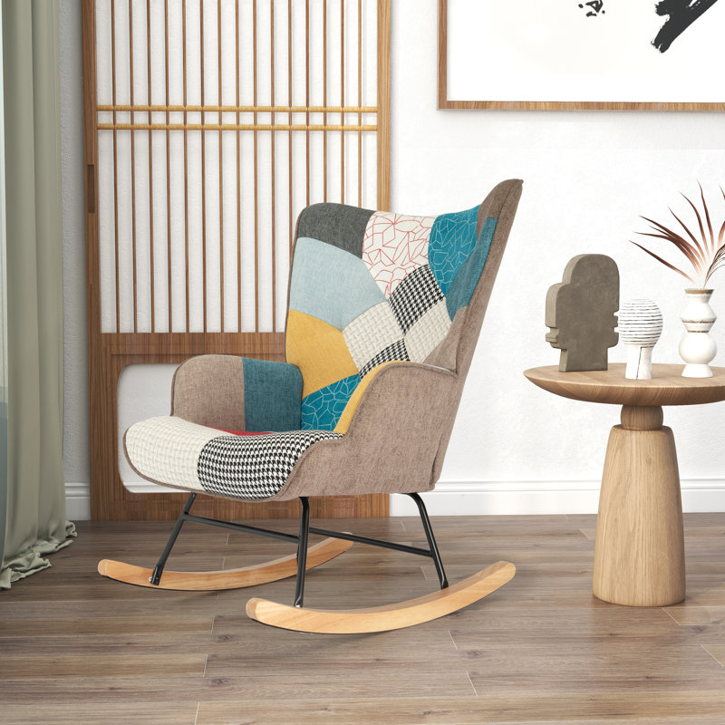 Erdah Rocking Chair, Multicolor