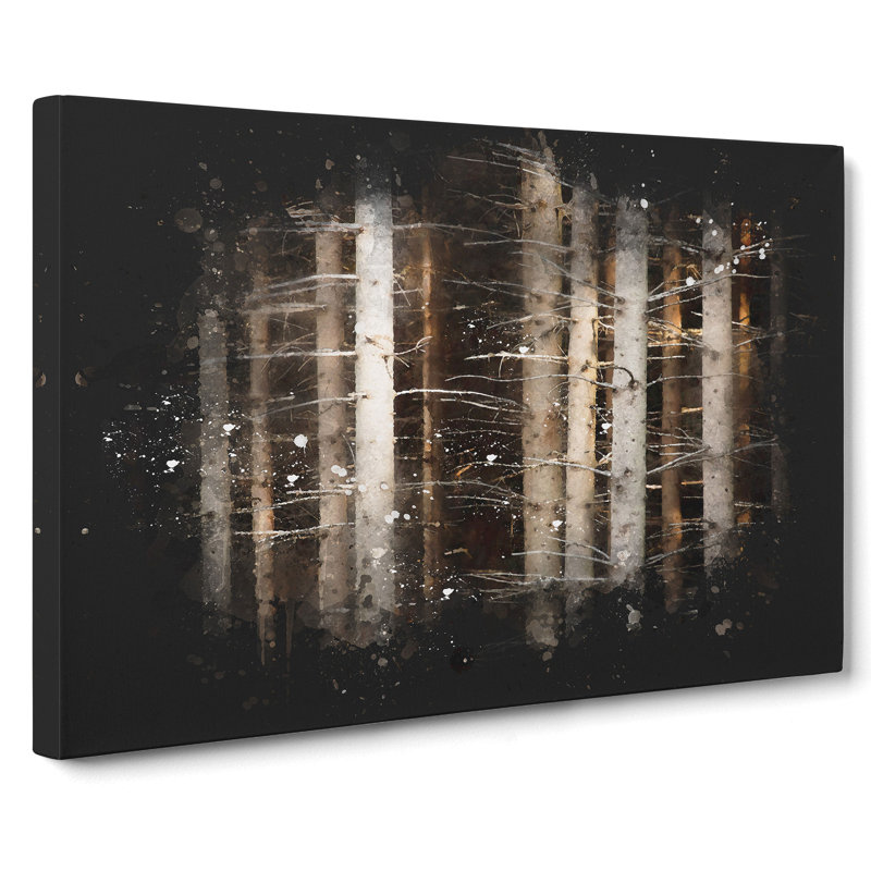 Bare Trees - Wrapped Canvas, 35cm H x 50cm W x 3cm D