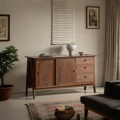 Simple And Generous Work Fine Accent Cabinet Solid Wood Accent Cabinet