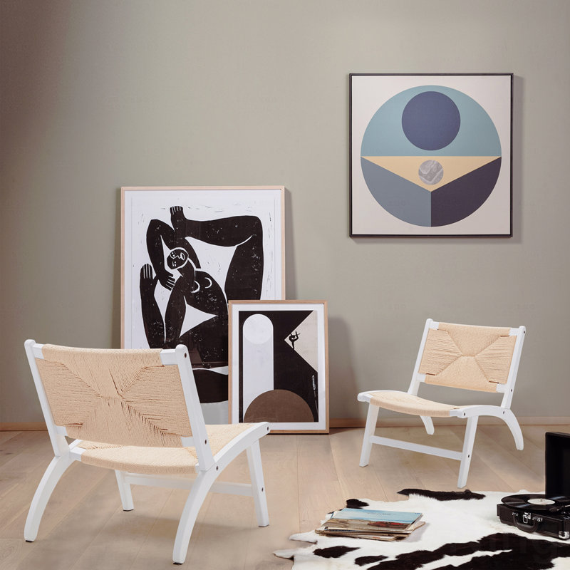 Chaises d'appoint de style moderne Boho