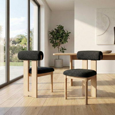 Chaise en bois massif Abentego