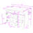 Rolling Expandable Kitchen Island with 2 Drop Leaf, Built-In Power Outlets and Storage Cabient-1520393183