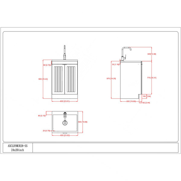 Dimensions du produit