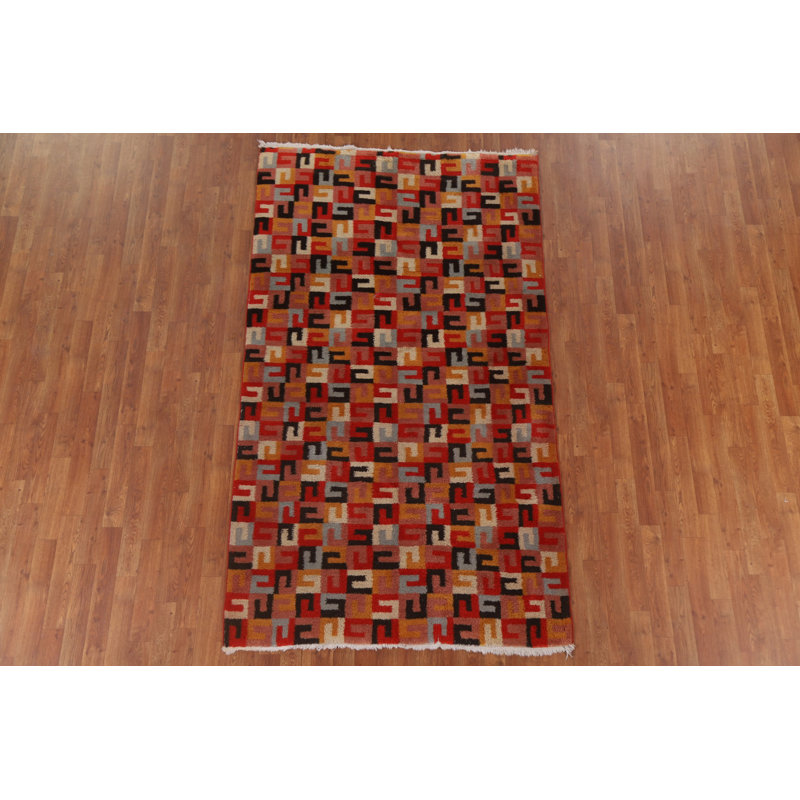 Tapis oriental géométrique Gabbeh 5 x 8