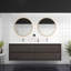 Meuble-lavabo mural double l 71 po x P 19,6 po x H 21,75 po Aurik-77132998