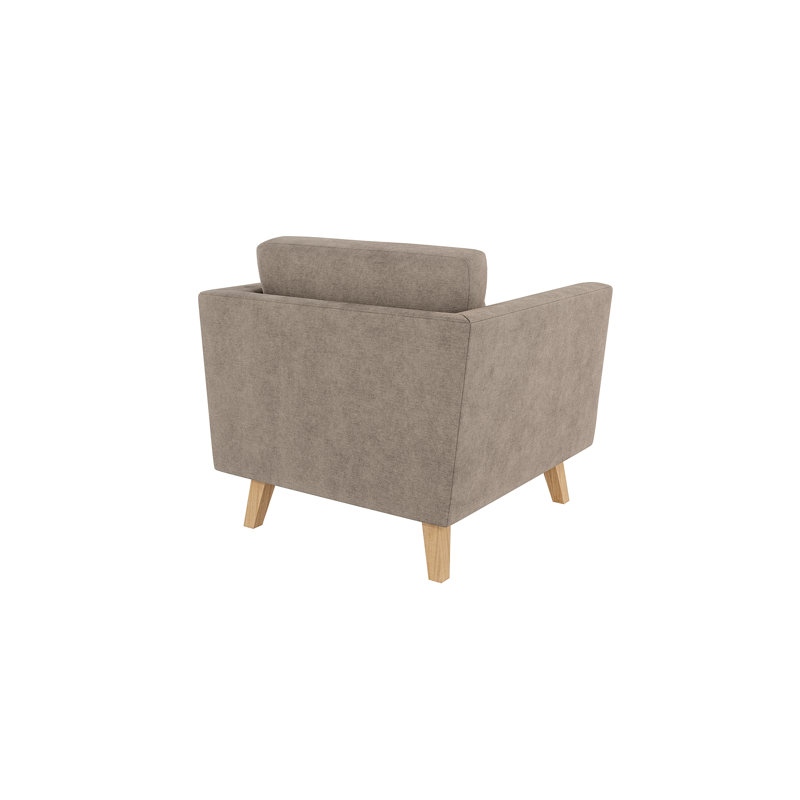  Scandinavian Armchair, Dark Beige