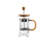 Glass And Stainless Steel French Press With Bamboo Lid And Handle