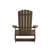 Balasi Poly Resin Folding Adirondack Chair-Indoor/Outdoor Patio Chair-818391767