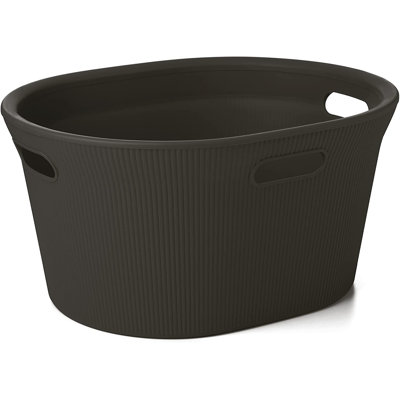 Panier à linge nervuré