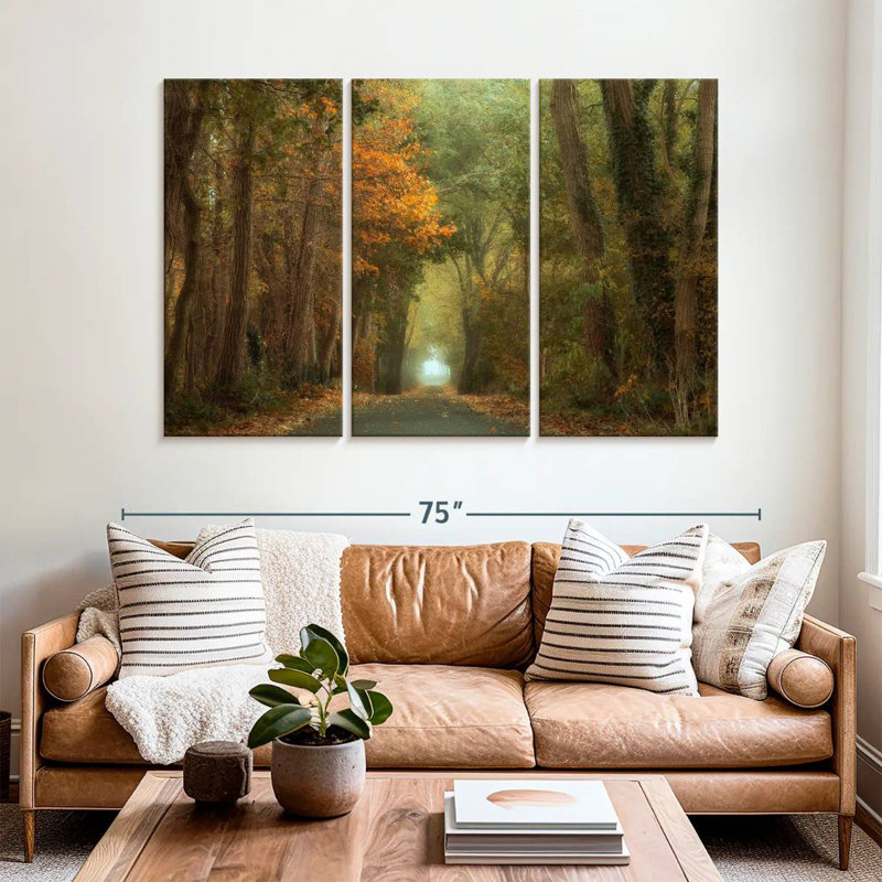 Mehar Picturesque Country Road, 42" H x 65" W