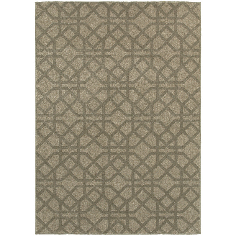 Tapis gris Derby, Rectangle 9 pi 10 po x 12 pi 10 po