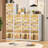 3-Tier Clear Collapsible Shoe Storage Cabinet With Doors - Fits Up To 12 Pairs