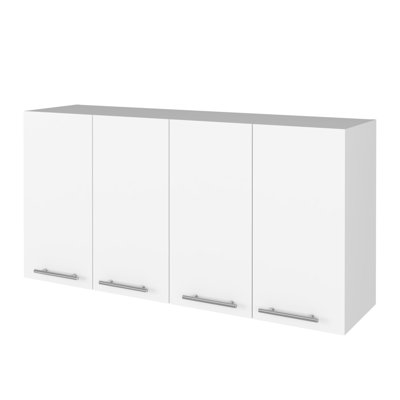 Armoire murale rectangulaire à quatre portes battantes