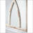 Rectangular Wooden Wall Mirrors with Distressed White Frame-1773007561