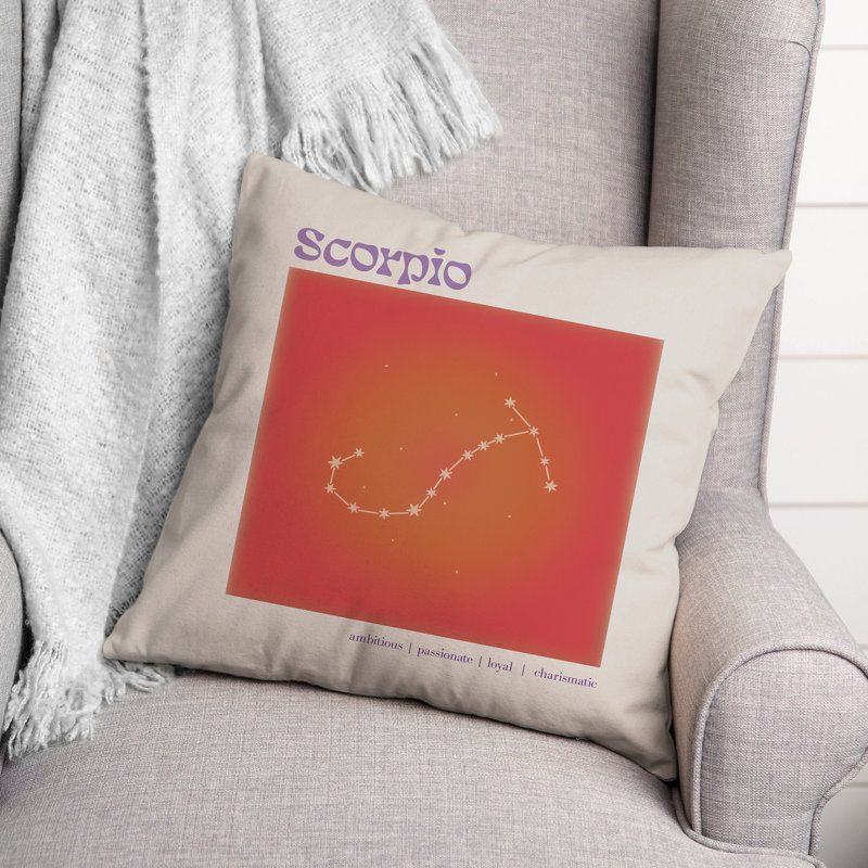 Coussin Floral, H 18 po x l 18 po, Rose, Carré