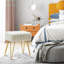 Banc avec repose-pieds Modern Mink