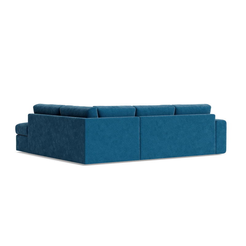 The OG Corner Sectional, Performance Velvet - Denim, Right Hand Facing